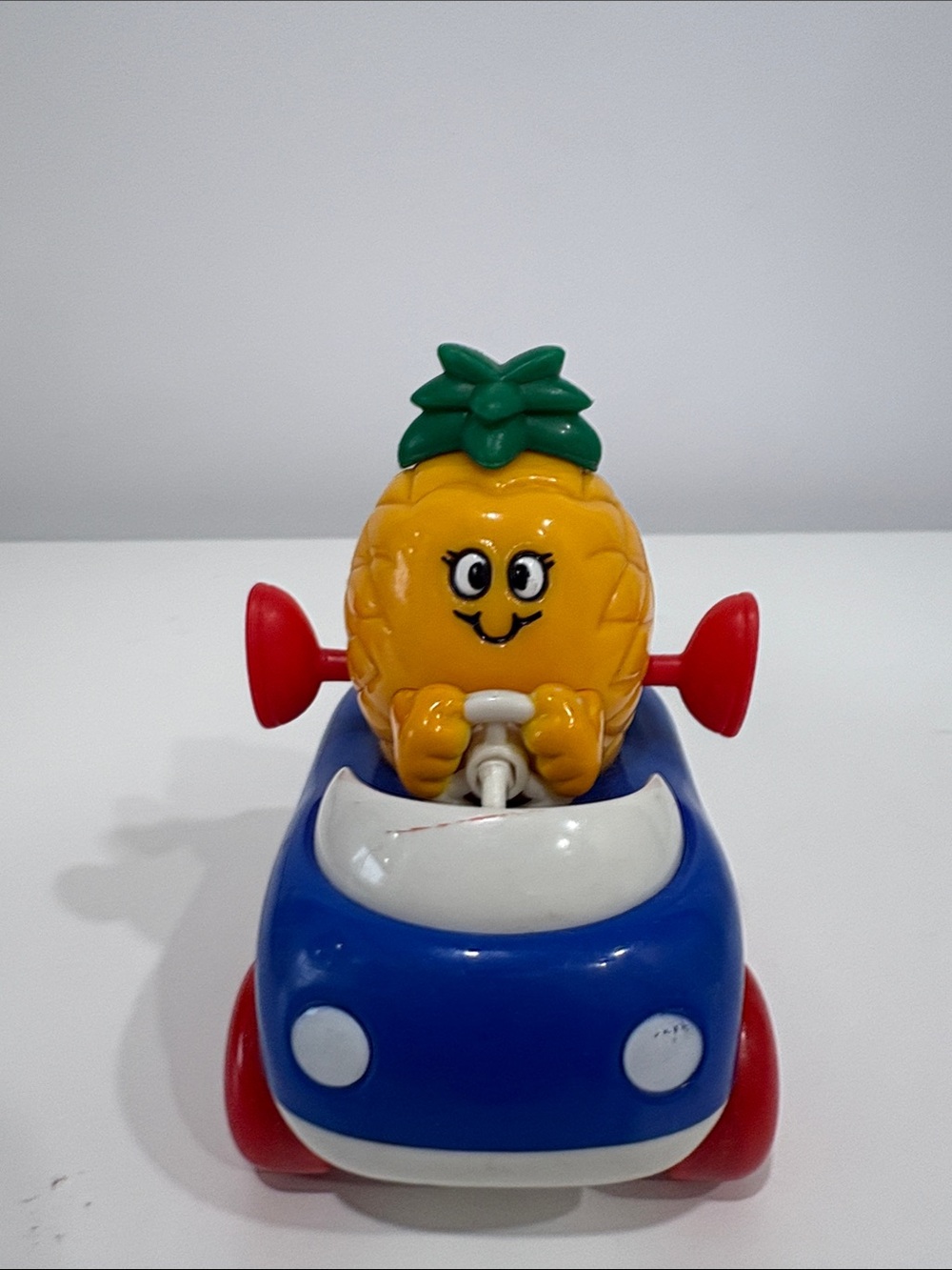 Vintage 2007 Hap-P-Kid Pineapple Character Motorized Toy Car